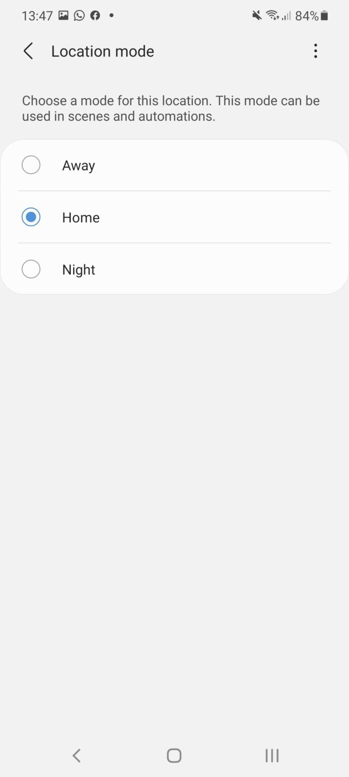 smartthings says im away smartthings says im away